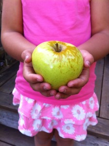 Jo with Apple